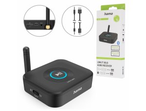 Adapter Bluetooth 5.3 Hama do systemów hi-fi z odbiornikiem minijack