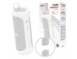 Głośnik Bluetooth Hama Twin 3 30 W USB-C stereo biały