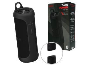 Głośnik mobilny Bluetooth Hama Twin 3.0 Czarny
