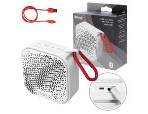 Głośnik mobilny Hama Pocket 3.0 Bluetooth biały