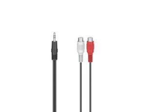 Hama Adapter Jack 3,5mm Stereo wt. - 2xCinch gn.
