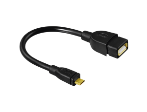 Hama adapter USB MICRO B WT., USB A GN. 15CM