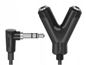Hama Adapter Wtyk Jack 3,5-2 X Jack 3,5 Gniazdo