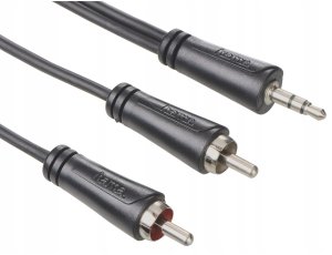 Hama Kabel Audio Aux Mini Jack 3,5 mm / 2 x RCA / 1,5 m