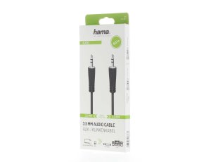 Hama Kabel Jack 3,5mm, Jack 3,5mm 0,5m