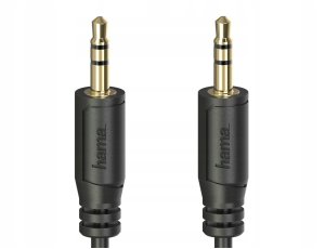 Hama KABEL JACK 3,5mm, JACK 3,5mm flexi 0,75m