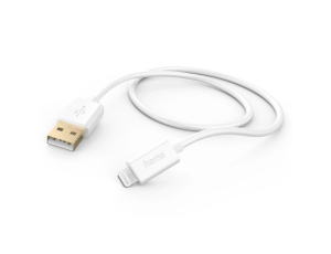 Hama Kabel ładujący USB-A, Lightning Apple World, 1.5m, Biały
