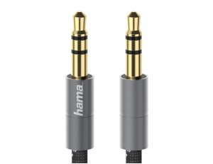 Hama Kabel Premium Jack 3,5 mm, Jack 3,5 mm 0,75 m