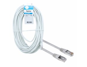 Hama KABEL SIECIOWY CAT5e F/UTP 1 Gbit/s 15M RJ45 do Internetu routera