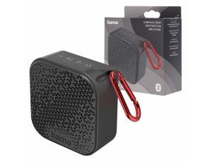 Kompaktowy i wodoodporny głośnik mobilny Hama Pocket 3.0 Bluetooth czarny