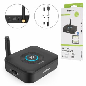 Adapter Bluetooth 5.3 Hama do systemów hi-fi z odbiornikiem minijack