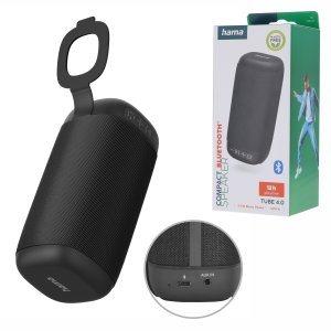 Głośnik mobilny Bluetooth Hama Tube 4.0 czarny