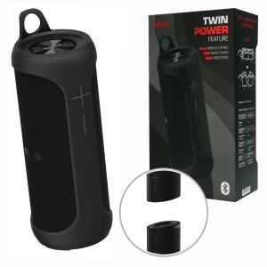 Głośnik mobilny Bluetooth Hama Twin 3.0 Czarny