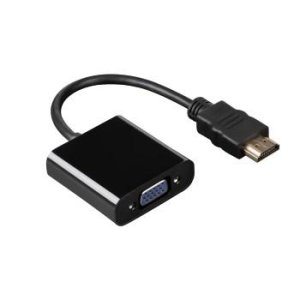 Hama adapter HDMI wt., VGA gn.