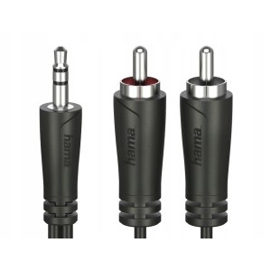 Kabel Hama Jack 3,5 mm 2x Cinch 0,75 m