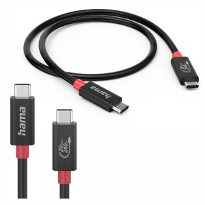 Kabel Hama USB-C USB4 Gen2 20Gbit/s 5A 240W 2m