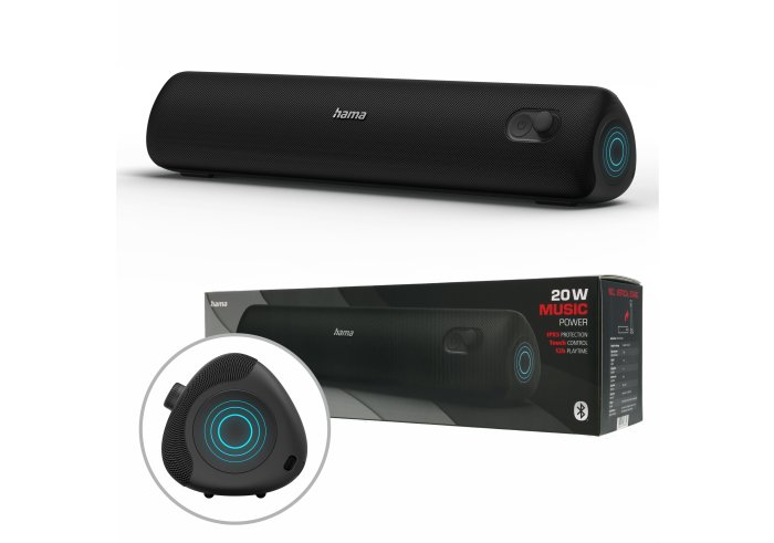 Głośnik bezprzewodowy Bluetooth 5.3 Hama Piperoll 3.0 Soundbar 20W Stereo