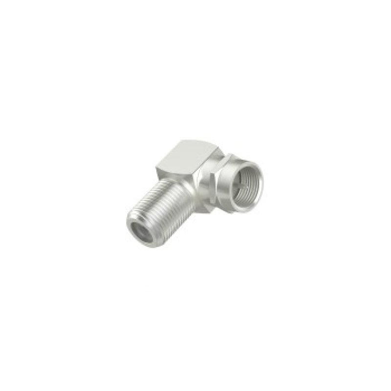 Adapter kątowy 90 wtyk F, gniazdo F