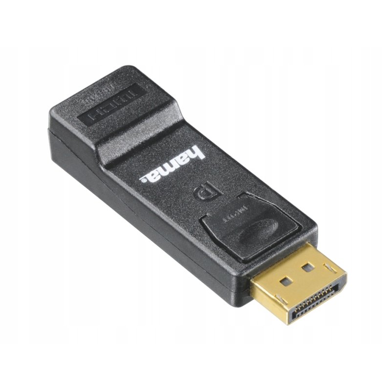 Hama Adapter Displayport Wt., Hdmi Gn