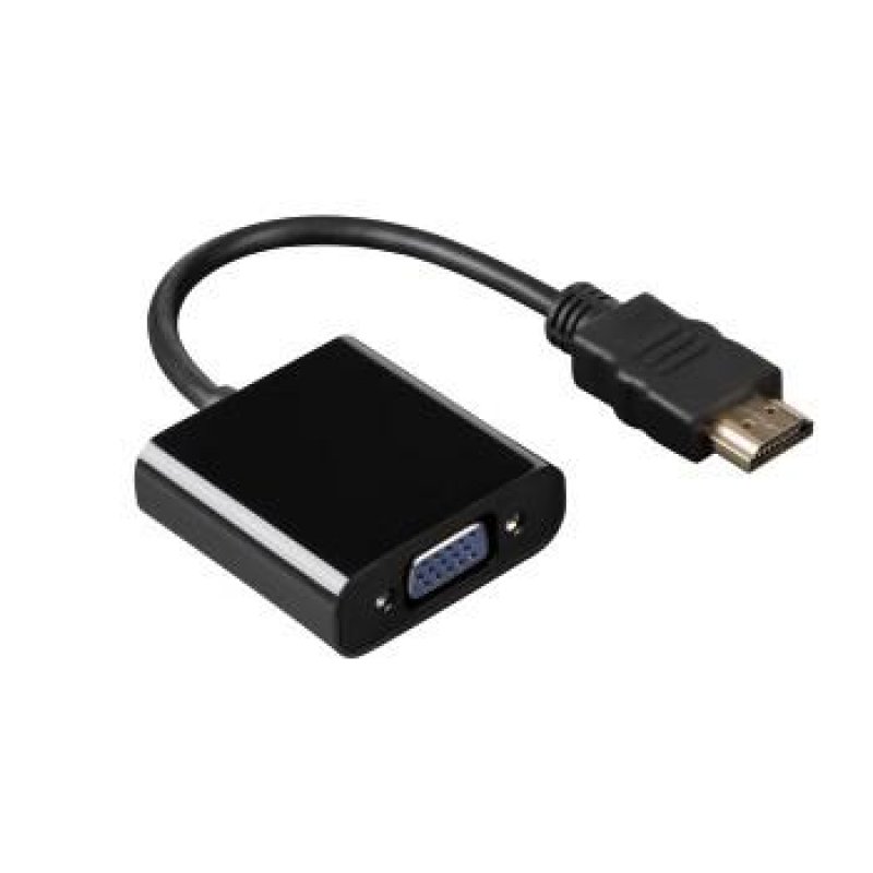 Hama adapter HDMI wt., VGA gn.