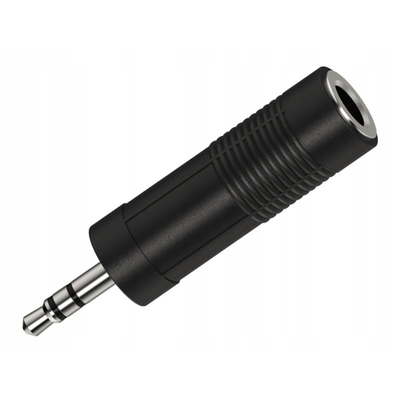 Hama Adapter Jack 3,5 Wt., Jack 6,3 Stereo Gn.
