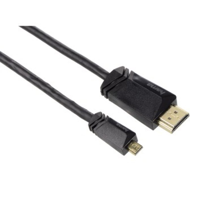 Hama adapter kabel HDMI, MICRO HDMI (TYP D) 1,5M TECHLINE