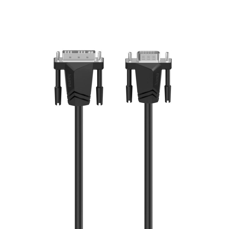 Hama Kabel DVI analog, VGA full-HD 1,5m, czarny