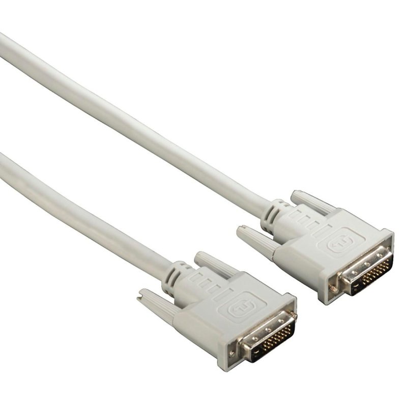 Hama Kabel DVI dual link 1,5m, 1440p, koszowy, szary