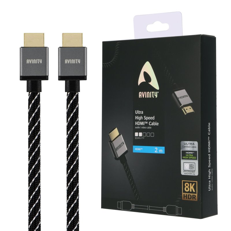 Hama kabel HDMI 7680x4320 8K 2M Avinity do konsoli, telewizora, dekodera 3D