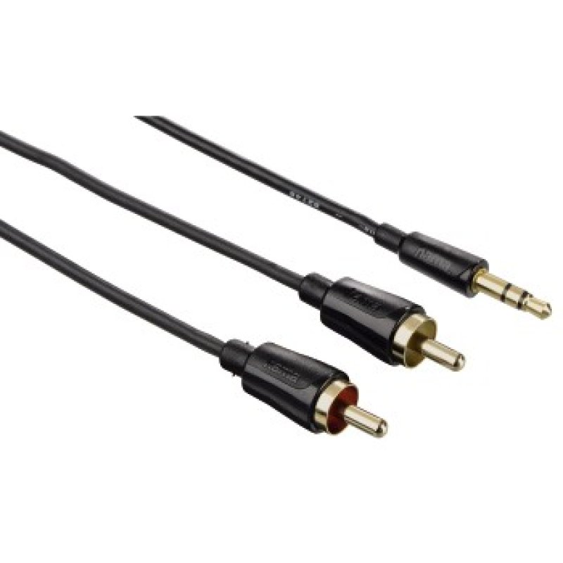 Hama kabel JACK 3,5-2xCINCH FLEXI-SLIM 1,5M TECHLINE, opis, specyfikacja, opinie