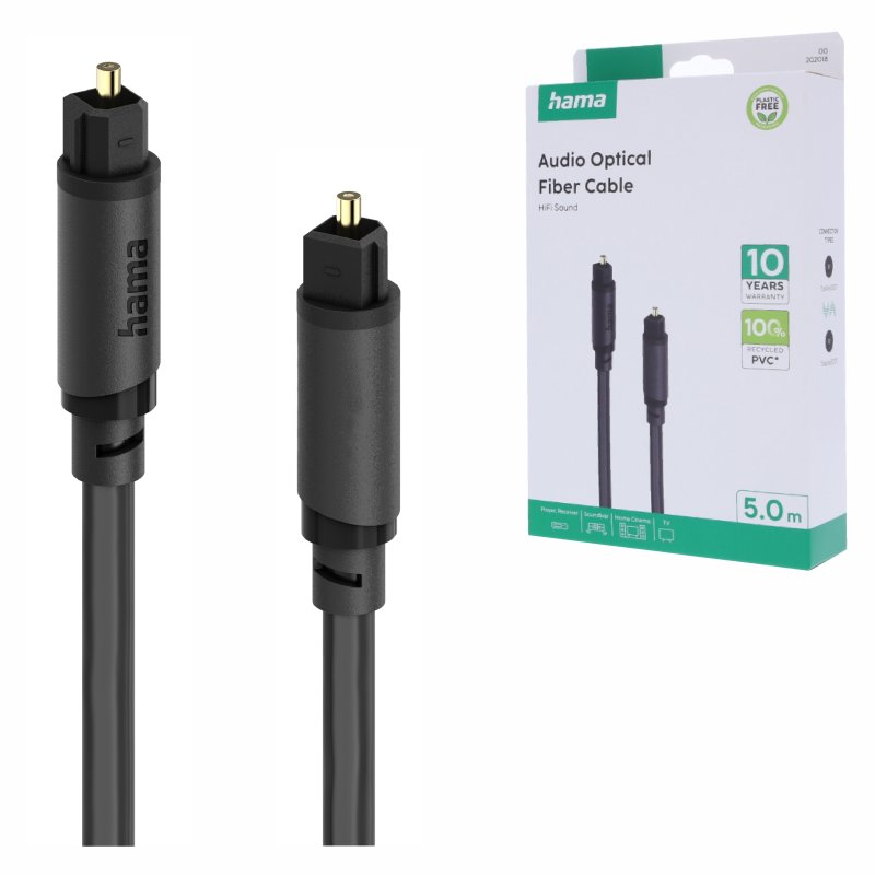 Hama kabel optyczny Toslink 5 m (ODT-CABLE 5,0M)