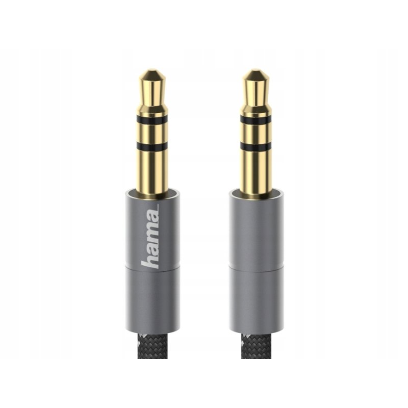 Hama Kabel Premium Jack 3,5 mm, Jack 3,5 mm 0,75 m