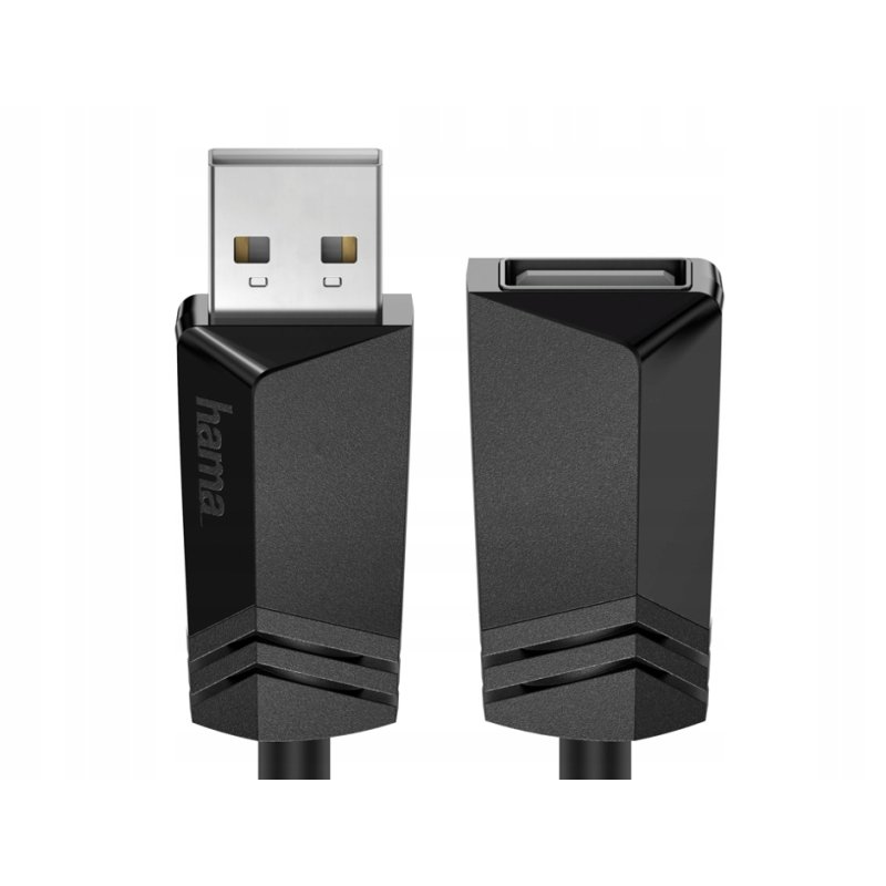 Hama Kabel Przedłużacz USB A 1,5M Czarny