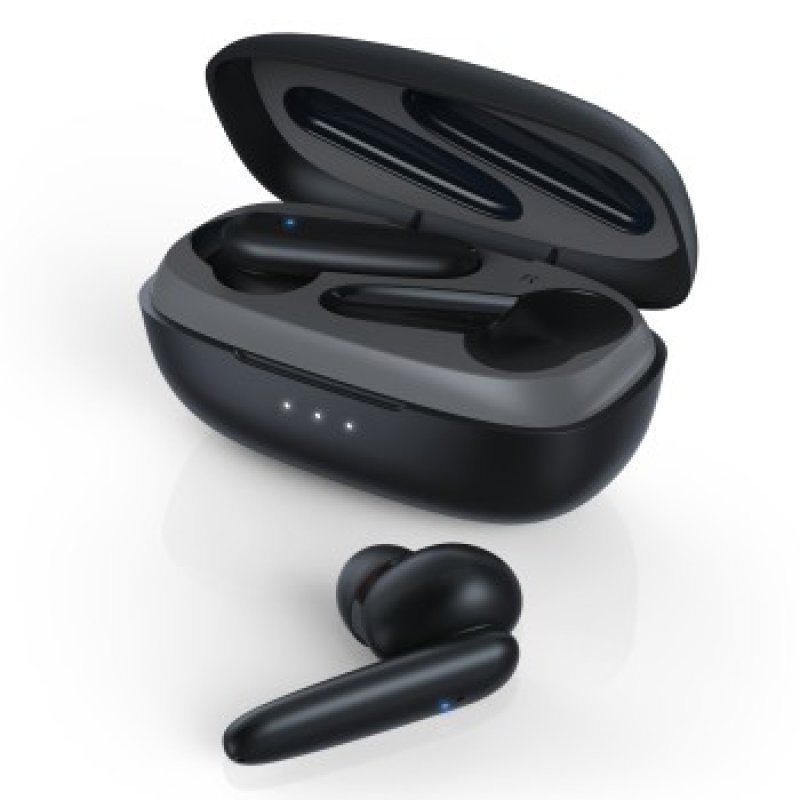 Hama Passion Clear ANC, słuchawki dokanałowe true wireless, czarne