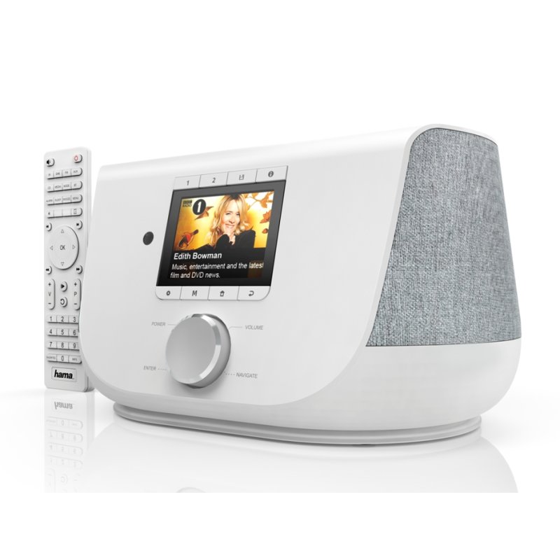 Hama radio cyfrowe FM/DAB/DAB+/INT/BT białe
